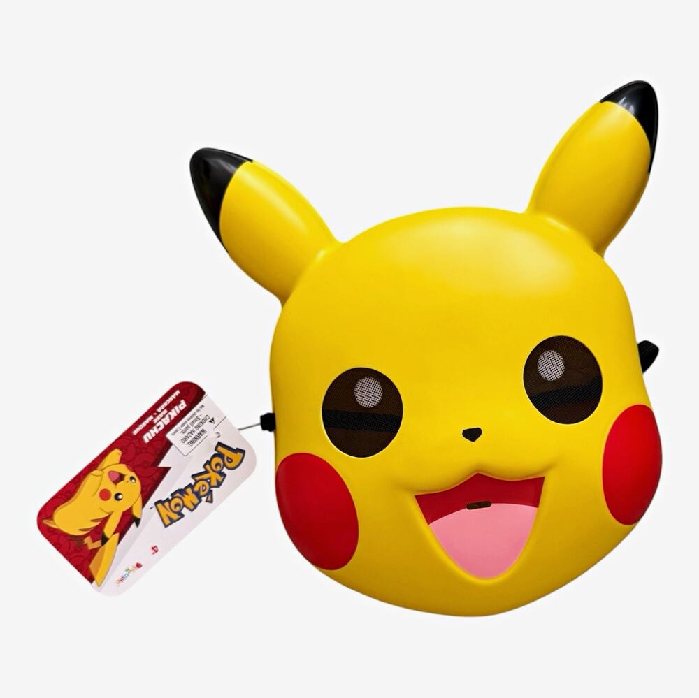 Pokemon Pikachu Mask Kids Halloween Costume Christmas Gift NEW w Tags